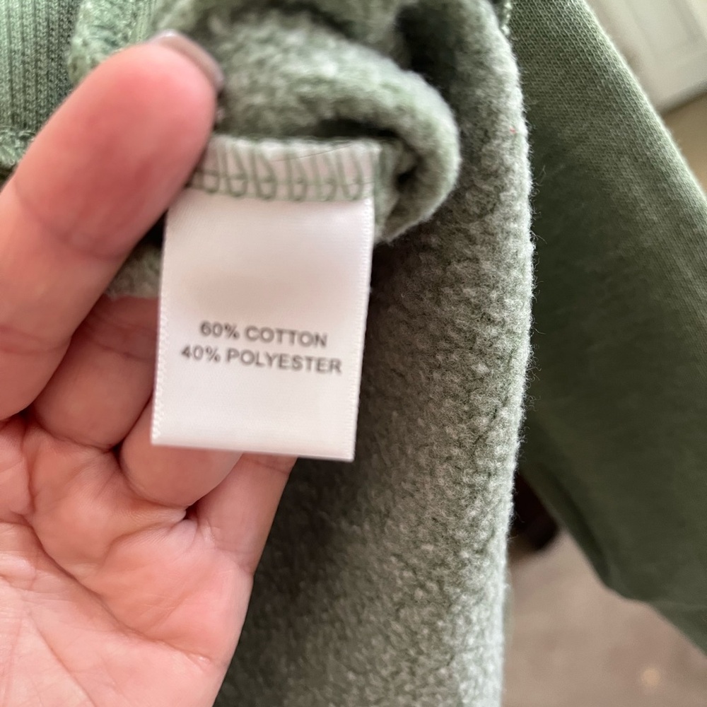 Michelle Mae Olive Crew Neck Sweater Super Soft - Picture 2 of 2